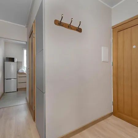 Red In Wroclaw With Two Bedrooms And Desk For Remote Work By Renters Apartment Breslau