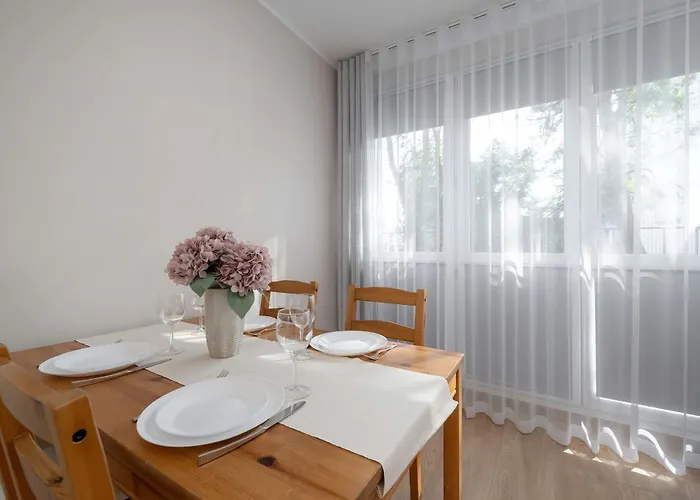 Red In Wroclaw With Two Bedrooms And Desk For Remote Work By Renters